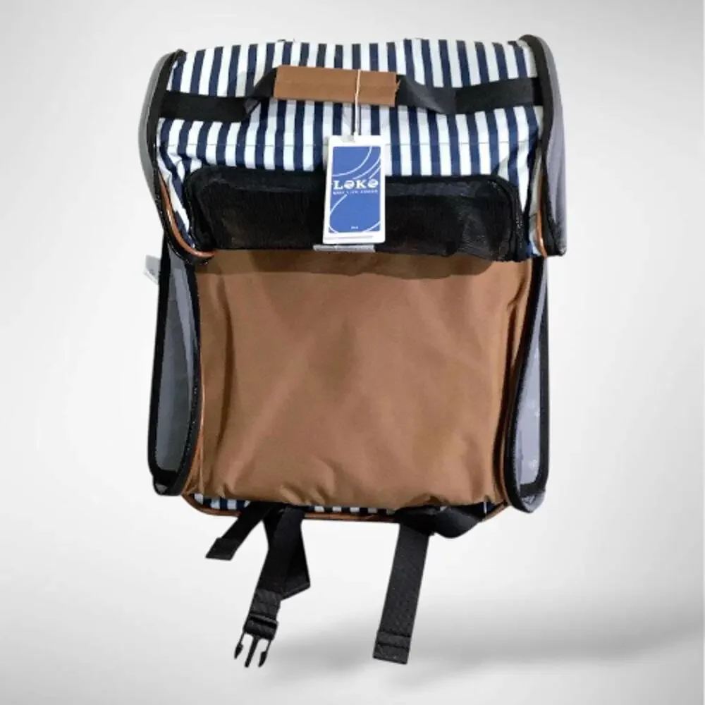 NWT Lekebobor XL Pet Expandable Carrier Backpack for up to 18lbs